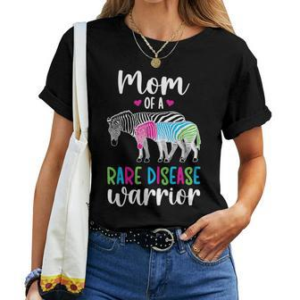 Mom Of A Rare Disease Warrior Mom Rare Disease Awareness Women T-shirt | Mazezy