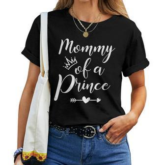 Mommy Of A Prince Family Matching Mom Son Women T-shirt - Monsterry UK
