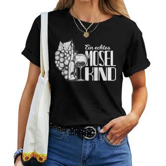 Mosel Wine Slogan Moselaner T-shirt Frauen - Geschenkecke