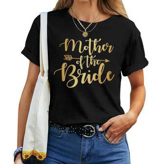 Mother Of The Bride Newly Wed Apparel Wedding Women T-shirt - Monsterry