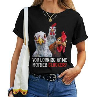 Mother Clucker Hen Humor Chicken For Chicken Lovers Women T-shirt - Monsterry DE