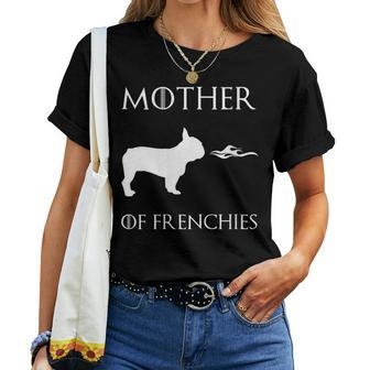 Mother Of Frenchies Unrivaled Novelty Women T-shirt - Monsterry