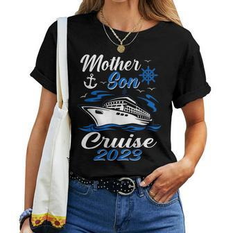 Mother Son Cruise 2023 Family Mom Son Vacation Trip Matching Women T-shirt - Monsterry AU