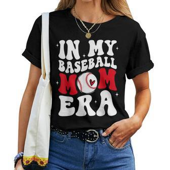 In My Baseball Mom Era Baseball Mama Women T-shirt | Mazezy DE
