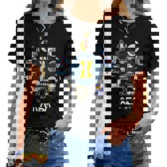 Nasa Project Gemini Cuello Camiseta de mujer - Regaloses