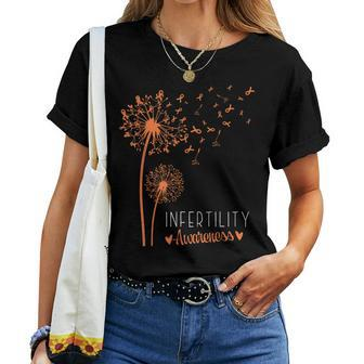 National Infertility Awareness Week Dandelion Men Women T-shirt - Seseable