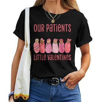 Nicu Nurse Our Patients Are The Cutest Little Valentines Women T-shirt | Seseable CA
