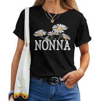 Nonna Floral Chamomile Mother's Day Nonna Women T-shirt - Thegiftio UK