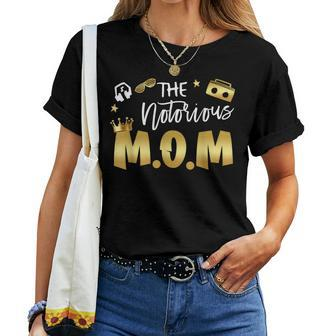 The Notorious Mom Old School Hip Hop Women T-shirt - Thegiftio UK