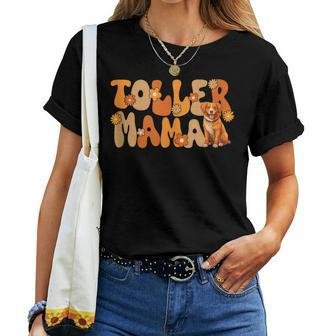 Nova Scotia Duck Tolling Retriever World's Best Toller Mama Women T-shirt - Monsterry DE