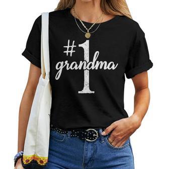 Number 1 Grandma Women T-shirt - Monsterry