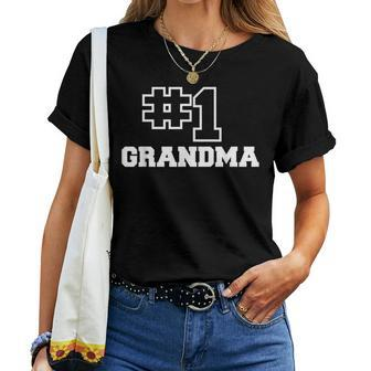 Number One Grandma No 1 Grandmother Women's Women T-shirt - Monsterry AU
