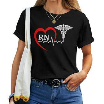 Nurses Day Caduceus Nurse Week 2023 Heartbeat Medical Rn Women T-shirt - Monsterry UK