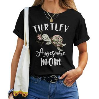 Ocean Animal Lover Mom Idea Turtle Women T-shirt - Monsterry UK