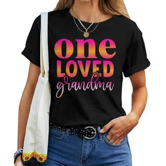 One Loved Grandma Mother Day Vintage Women T-shirt - Monsterry CA