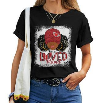 One Loved Mama Black Mom African American Valentines Day Women T-shirt - Monsterry