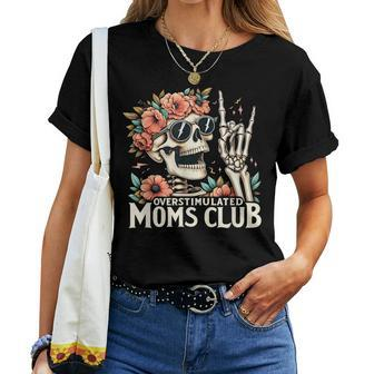 Overstimulated Moms Club Happy Mother's Day Mom Trendy Words Women T-shirt - Monsterry UK