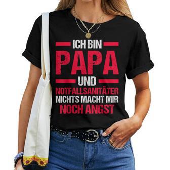 Papa Und Notfallsanitäter Notfallsanitäter Papa T-shirt Frauen - Geschenkecke