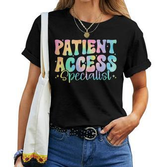 Patient Access Specialist Retro Groovy Appreciation Women Women T-shirt - Monsterry CA