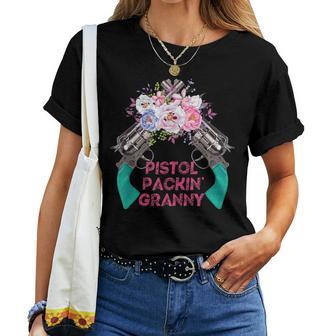 Pistol Packin Granny Grandma Gun Rights 2Nd Amendment Women T-shirt - Monsterry DE