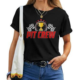 Pit Crew Family Birthday Party Racing Race Car Women T-shirt - Monsterry CA