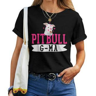 Pitbull G-Ma Pit Bull Terrier Dog Pibble Owner Mother's Day Women T-shirt - Monsterry DE