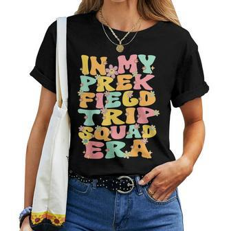 In My Prek Field Trip Era Groovy Prek Field Day Squad 2024 Women T-shirt - Monsterry CA