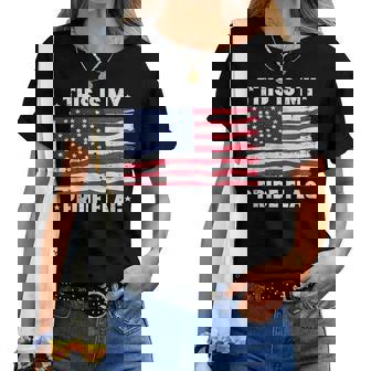 This Is My Pride Flag America Anti Lgbtq Patriot Men Women T-shirt | Mazezy