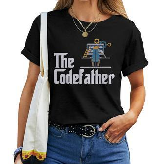 Programmer Dad Nerdy Computer Geeky Father Database Papa Women T-shirt - Monsterry DE