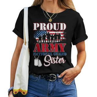 Proud Army National Guard Sister US Military Women T-shirt - Monsterry AU
