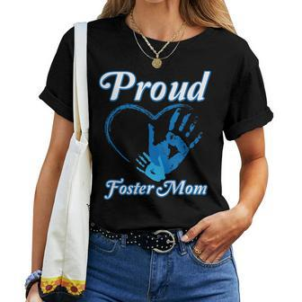 Proud Foster Mom Family National Foster Care Month Women T-shirt - Monsterry DE