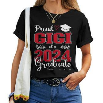 Proud Gigi Of A Class Of 2024 Graduate For Graduation Women T-shirt - Monsterry