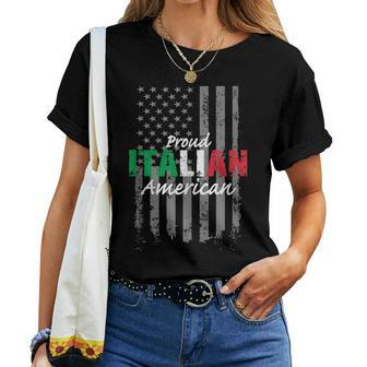 Proud Italian American Italian Heritage Day Flag Women Women T-shirt - Monsterry DE