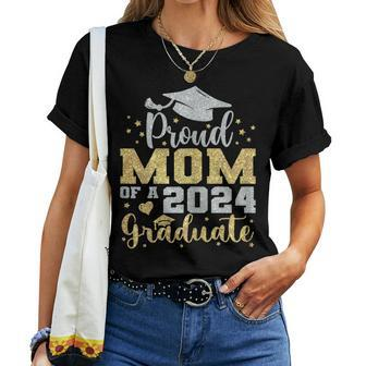 Proud Mom Of A Class Of 2024 Graduate Senior 2024 Graduation Women T-shirt | Mazezy