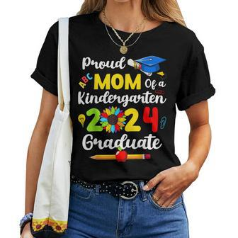 Proud Mom Of A Kindergarten 2024 Graduate Women T-shirt | Mazezy CA