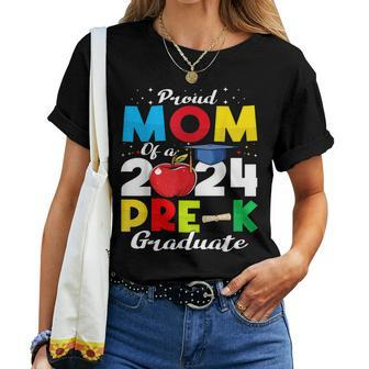 Proud Mom Of Pre-K Graduate 2024 Graduation Mom Women T-shirt - Seseable