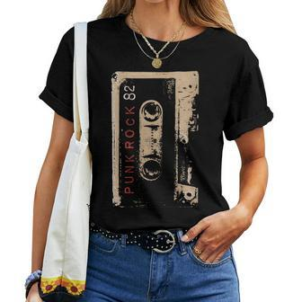 Punk Rock 80'S Concert Mixtape Cassette Vintage Women T-shirt - Monsterry
