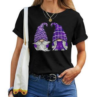 Purple Gnome Spring Aesthetic For And Summer Lavender Women T-shirt - Monsterry UK