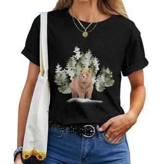 Queen Of The Tetons Grizzly Bear 399 Gtnp Women T-shirt - Monsterry DE