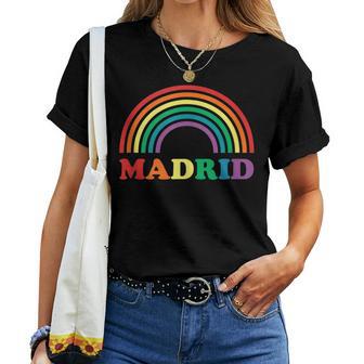 Rainbow Pride Gay Lgbt Parade Madrid Women T-shirt - Monsterry DE