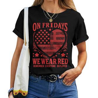 Red Friday Military Remember Everyone Deployed Men Women T-shirt - Monsterry