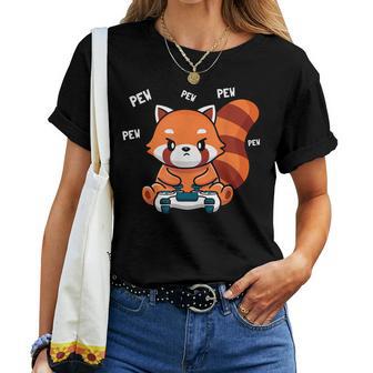 Red Panda Red Panda Gamer T-shirt Frauen - Geschenkecke