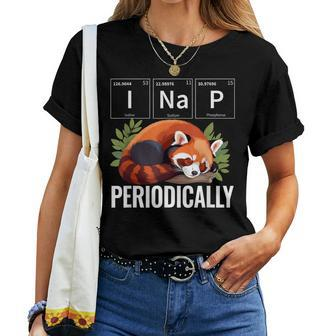 Red Panda Nap Periodically Red Pandas Animal Owner Women T-shirt - Monsterry UK