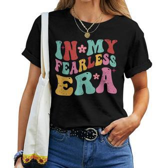 Retro Groovy In My Fearless Era For Women Women T-shirt | Mazezy