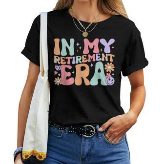 Retro Groovy In My Retirement Era Teacher Retired 2024 Women T-shirt - Seseable