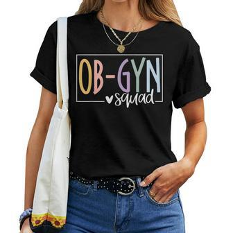 Retro Obgyn Squad Obstetrician Gynecologist Nurse Ob Gyn Women T-shirt - Monsterry UK