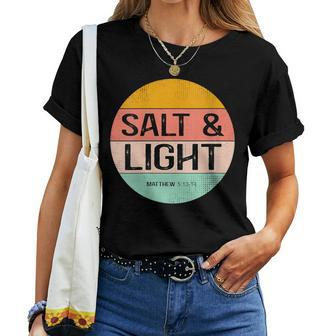 Retro Summer Salt & Light Women's Christian Apparel Women T-shirt - Monsterry UK