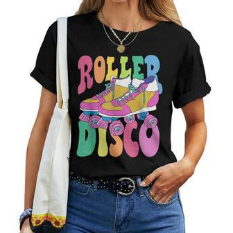 Roller Skate Retro 70S Derby Skater Girl Roller Disco Women T-shirt - Monsterry AU