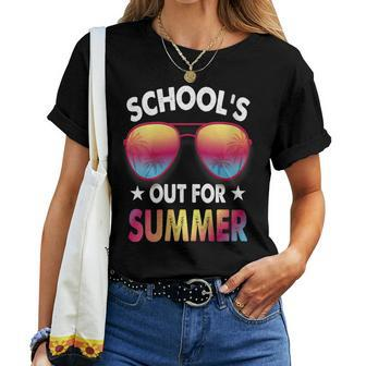 School's Out For Summer Happy Last Day Of School Teachers Women T-shirt - Monsterry