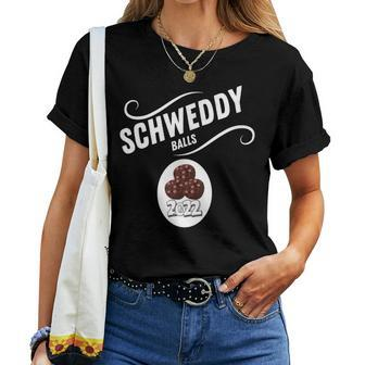 Schweddy Balls 2022 Sarcastic Meatball Idea Men Women T-shirt - Monsterry